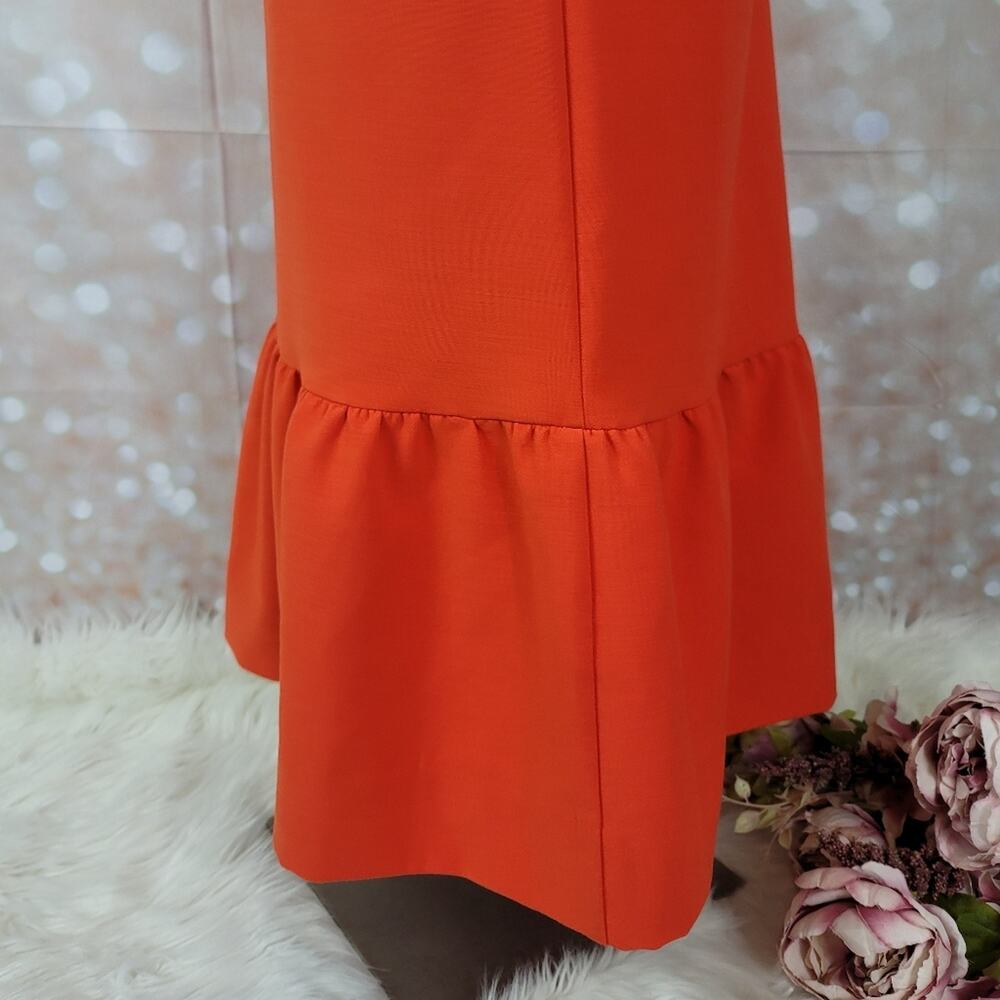 VICTORIA BECKHAM x TARGET Colorblock Scalloped Drop Waist Mini Dress Mod Sz: S - Picture 12 of 16